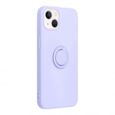 Husa Compatibila cu Apple iPhone 14 Plus Forcell Silicone Ring Violet