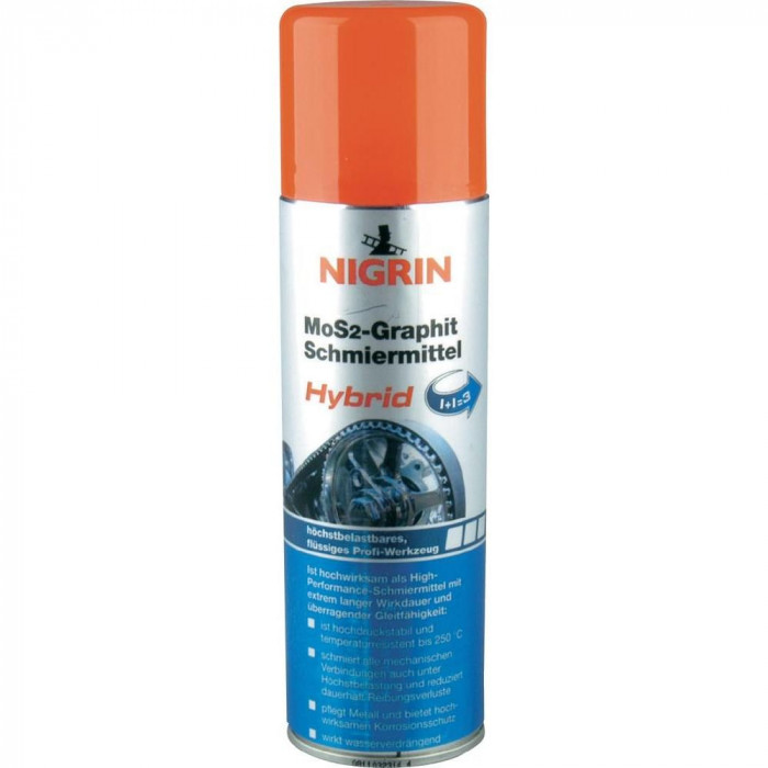 Spray lubrifiant MoS2-Graphit Nigrin 150ml Kft Auto