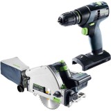 Festool TSC 55 50 KEBI-Plus/XL + TXS 18-Basic - Fierastrau circular 18 V + Masina de gaurit si insurubat 18 V 2 acumulatori Li-Ion 18 V 5 Ah 3 valize