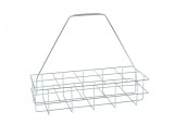 Suport sticle pentru 10 x 1 L, cromat albastru