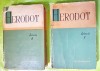 G643-Herodot- Istorii 1964 vol 1- 1961 carton subtire si vol. 2-1964 carton gros.