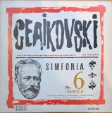 Disc vinil Ceaikovski- Or. Sim. A Filarmonicii George Enescu, Dirijor Mircea Basarab-Simfonia Nr. 6 Patetica Electrecord STM-ECE 0735