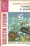 Cumpara ieftin Versuri si proza - Dimitrie Anghel