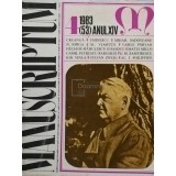 Al. Oprea - Manuscriptum 4/1983, (53) anul XIV (Editia: 1983)