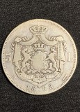 Moneda 5 lei 1883 argint