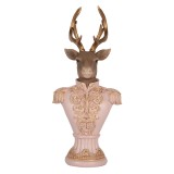 Cumpara ieftin Figurina Ren polirasina roz maro auriu 16x14x36 cm