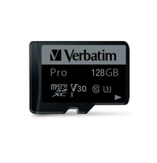 MEMORIE SD CARD VERBATIM 128GB CLASA 10 ADAPTOR INCLUS &quot;47044&quot; (TIMBRU VERDE 0.03 LEI)