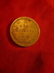 Moneda 20 kopeici 1906 Rusia- Nicolae II , argint , cal.F.Buna foto