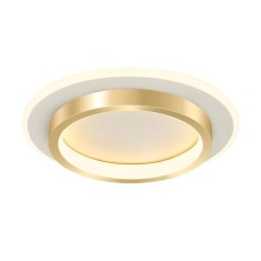 Lustra LED rotunda, 30W, aurie, lumina calda/rece/neutra