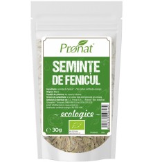 Seminte de fenicul bio, 30g Pronat foto