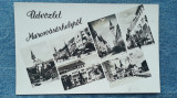 29 - Udvozlet Marosvasarhely reszletek Targu Mures/ carte postala mozaic, Circulata, Fotografie