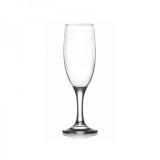 Set 24 Pahare Sticla cu picior 190ml Sampanie Flute MISKET 535