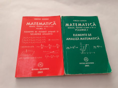 MATEMATICA - MANUAL PENTRU CLASA a XI-a - 2 VOLUME PROFIL M1, Mircea Ganga foto