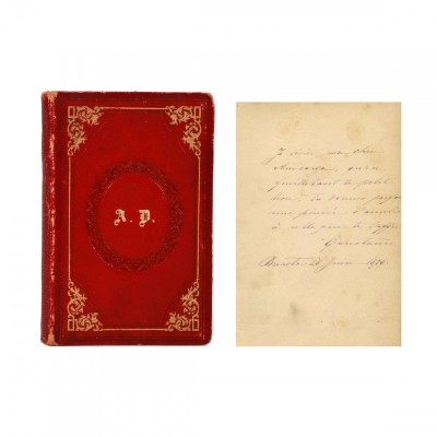 Constance, carnet manuscris oferit prietenei Anicouza, 28 iunie 1876 foto