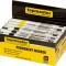 Set markere permanente pentru constructii, negru / galben, 24 bucati, Topmaster 549923