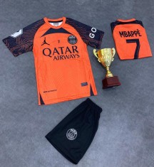 ECHIPAMENTE COMPLETE FOTBAL COPII 4/14 ANI, MBAPPE-PSG,MODEL NOU foto