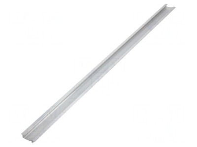 Profil aluminiu &amp;icirc;ncastrat pentru LED 1m FLAT8 Natural foto