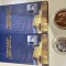 Set monede argint + tombac , 5 lei +1 leu Romania 2008 ,Summit NATO