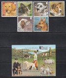 Isle of Man 1996 - Rase de c&acirc;ini, Serie + Coliță, MNH