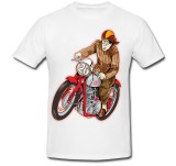 Cumpara ieftin Tricou &quot; Motorcycle logo caricature &quot;