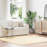VidaXL Covor shaggy cu pom &icirc;nalt, NAVARRA, crem, 200x200 cm, poliester
