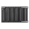 Poarta Gradina WPC Gri 100x60cm vidaXL - Poarta Acces Curte, Rezistenta Intemperii, Zavor Inclus