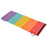 HOMCOM Mat Fitness pentru Sala si Acasa 5 Panouri Pliabile 195x76x3cm