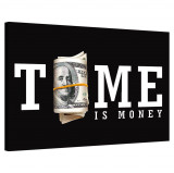 Tablou Canvas, Tablofy, Time is Money, Printat Digital, 70 &times; 50 cm