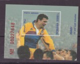 RO-0098-ROMANIA 2001-LP1549-HAGI COLITA NESTAMPILATA 17 ANI SUB TRICOLOR MNH