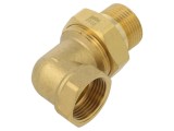 Cot 90&deg; dublu tata-mamă plat GEBO 97-6BR, &icirc;mbinare termică BR