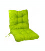 Perna scaun cu spatar, verde, umplutura spuma, sistem de prindere, 50x100, Oem