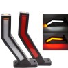 Set 2x Lampi coarne gabarit led, stanga dreapta, lumina alba, rosie, galbena 12-24V, 24 cm