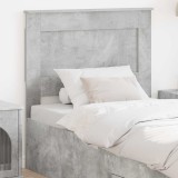 vidaXL Tăblie cap cu headboard Gri din beton 75 cm Lemn compozit 887500