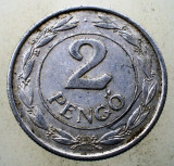 1.586 UNGARIA WWII 2 PENGO 1941, Europa, Aluminiu