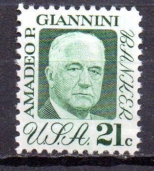 SUA 1973, Personalitati, Amadeo Grannini, serie neuzata, MNH foto