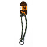 Walkit Special Round Rope Zgarda caine verde/negru (M) 0.8 x 35 - 40 cm