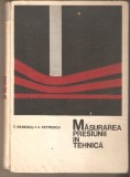 Masurarea presiunii in tehnica-T.Penescu