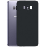 Cumpara ieftin Set Folii Skin Acoperire 360 Compatibile cu Samsung Galaxy S8 Plus (2 Buc) - ApcGsm Wraps Color Black Matt, Negru, Vinyl, Oem