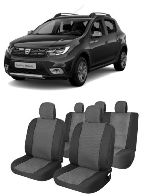 Set huse scaunde dedicate DACIA Sandero Stepway 2013 - 2020 bancheta fractionata foto