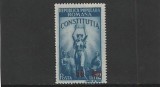 ROMANIA 1952 LP 298 CONSTITUTIA R. P. R. SUPRATIPAR MNH NESTAMPILAT