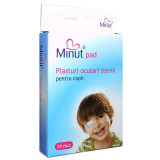 Plasturi oculari sterili pentru copii, 10 bucati, Minut