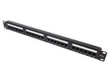 Patch Panel Goobay 24 Porturi Cat 6 RJ45 Negru 19" Cod 93866