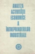 Analiza activitatii economice a intreprinderilor industriale foto