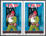 ROM&Acirc;NIA 1980 - LP 1016 - ZIUA POMPIERILOR - SERIE MNH PERECHE, Nestampilat