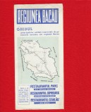 Regiunea Bacau - pliant 6 pagini - 1965