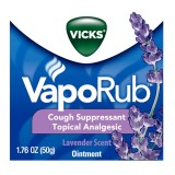 Unguent rubefiant Vicks VapoRub Lavandă, adjuvant pentru răceală și tuse, 50 g