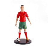 Cumpara ieftin Figurina fotbalist, Cristiano Ronaldo, Stil C &icirc;n Cutie &ndash; PVC Premium, Design Multicolor cu Detalii Bogate
