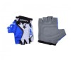 Manusi ciclisti copii, culoare alb/albastru, marime 3XS Cod:LSL3313