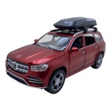 Macheta metal replica Mercedes GLS rosu cu lumini si sunet