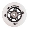 Roti WORKER 80 mm si rulmenti ABEC-7 Chrome - set 4 buc.,